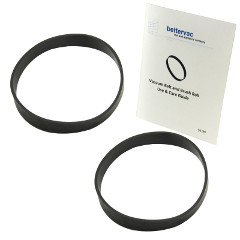 Bissell #U1451 BigGreen Commercial Vacuum Belts 2 Pack Bundled With Use And Care Guide