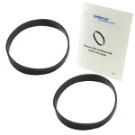 Black+Decker Airswivel Ultra Light Weight Vacuum Belt 2 Pack #12675000002729 Bundled With Use & Care Guide