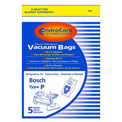 Generic Bosch 1446 Type P Replacement Bags 5 Pack