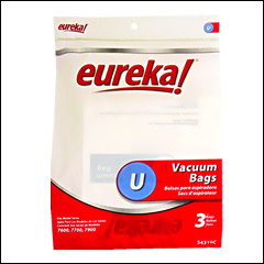 Eureka U 54310 Vacuum Bags - 3 pack