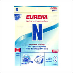 Eureka N 57988 Vacuum Bags - 3 pack