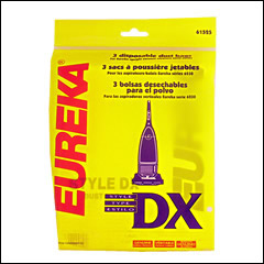 Eureka DX 61525 Vacuum Bags - 3 pack