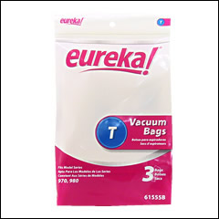 Eureka T 61555 Vacuum Bags - 3 pack
