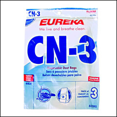 Eureka CN-3 62295 Vacuum Bags - 3 pack