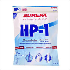 Eureka HP-1 62423 Vacuum Bags - 3 pack