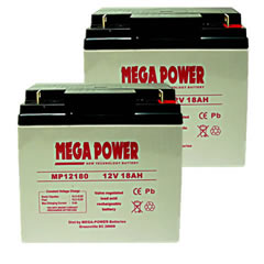 Homelite 24v Lawn Mower battery (2-12 Volt batteries)