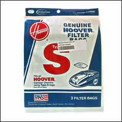 Hoover Type S Vacuum Cleaner Bags - 3 pack