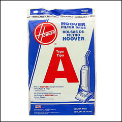 Hoover Type A Vacuum Cleaner Bags - 3 pack
