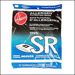 Hoover Type SR Vacuum Cleaner Bags - 3 pack