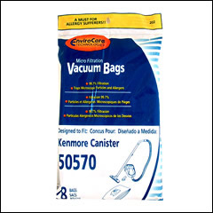 Kenmore 50570 "Micro Filtration" Vacuum Bags