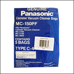 Panasonic Type C-4 Vacuum Bags