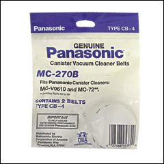 Panasonic Type CB-4 Vacuum Belts