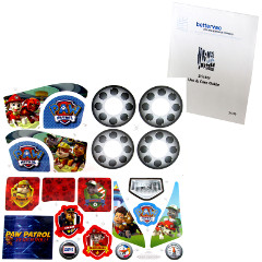 Power Wheels CMP32 Paw Patrol Decal Sheet #3900-3407 Bundled With Use & Care Guide