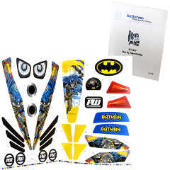 Power Wheels DMT54 Batman Decal Sheet #3900-4191 Bundled With Use & Care Guide