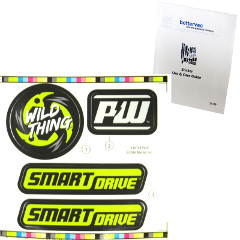 Power Wheels FGF77 Wild Thing Decal Sheet #3900-5218 Bundled With Use & Care Guide