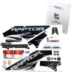 Power Wheels F150 Raptor Decal Sheet #3900-5521 Bundled With Use & Care Guide