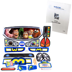 Power Wheels V3298 Toy Story 3 Decal Sheet #V3298-0310 Bundled With Use & Care Guide
