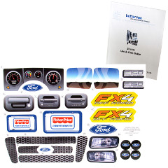 Power Wheels X0069 Ford F-150 FX4 Decal Sheet #X0069-0310 Bundled With Use & Care Guide