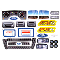 Power Wheels X0069 Ford F-150 FX4 Decal Sheet X0069-0310