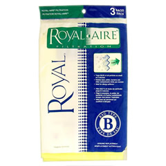Royal 671075 Type B Filteraire Vacuum Bags - 3 Pack