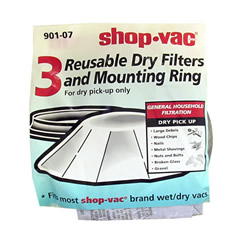 Shop Vac 90107 Reusable Dry Filters
